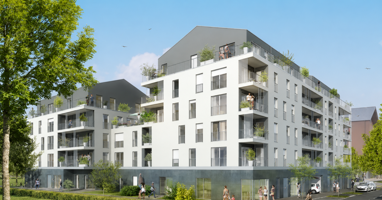 Caen - Quartier Clémenceau