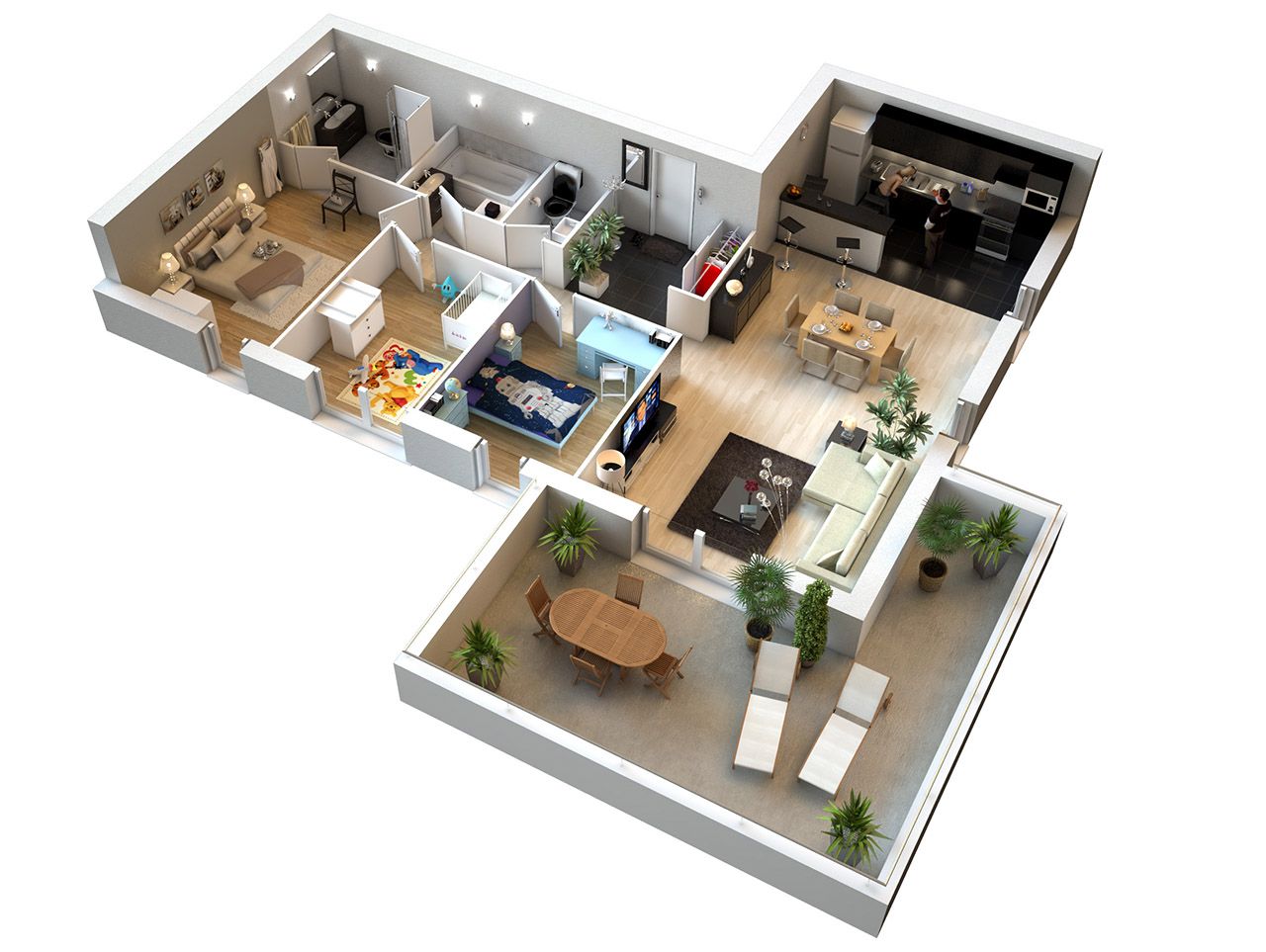  plan  appartement  duplex 3d Infos et ressources